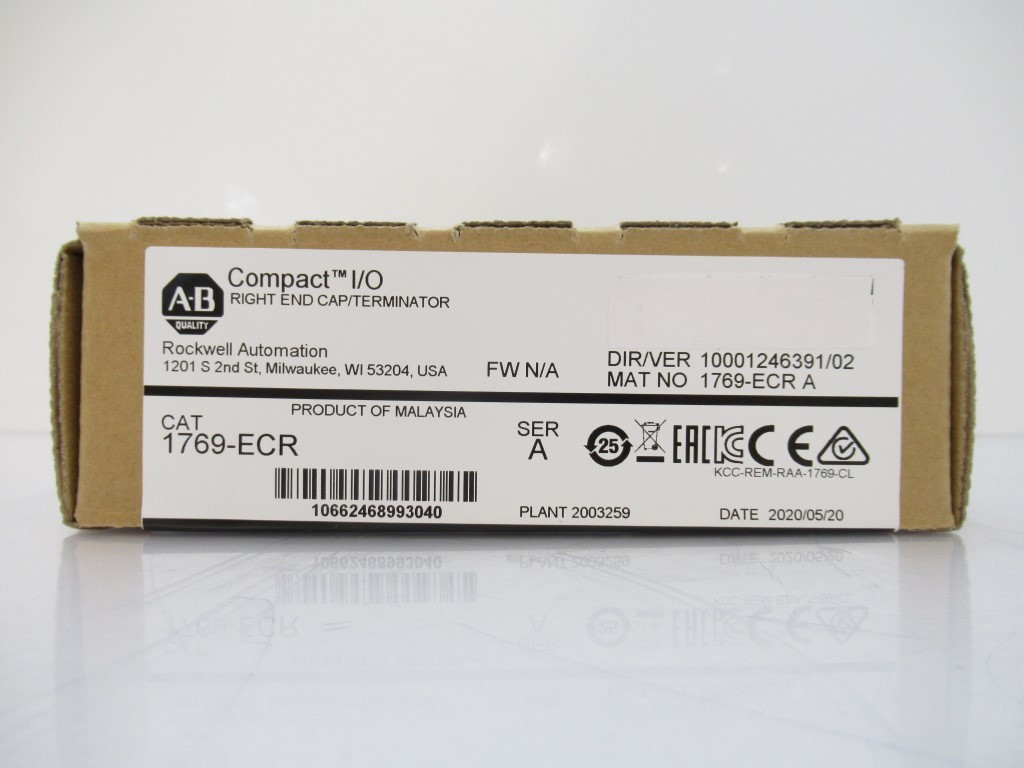 1769-ECR Allen-Bradley CompactLogix Right End Cap (New Sealed 2020) | eBay